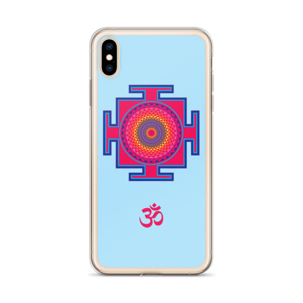 iPhone case with sahasrara yantra and Om symbol
