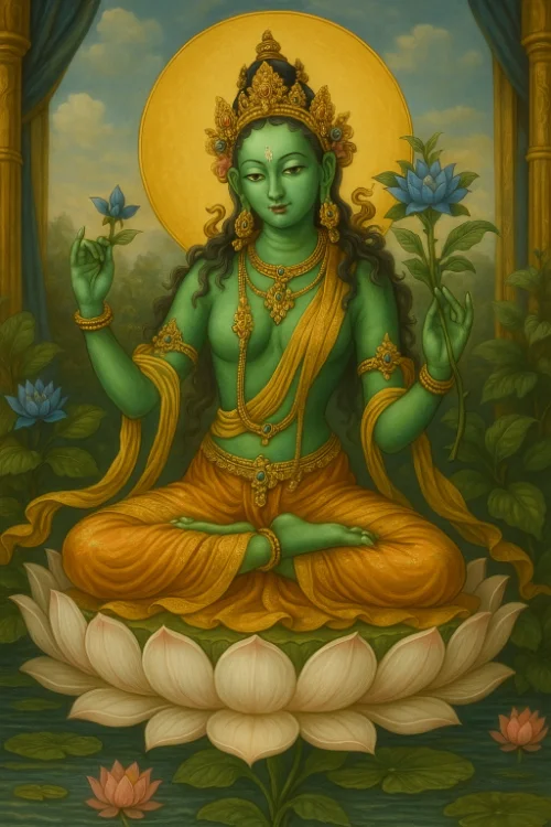 Green Tara Om Tare Tuttare