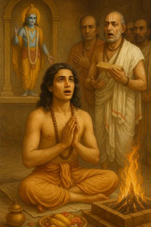 Aitareya agni hotra and praise of 12 letters mantra