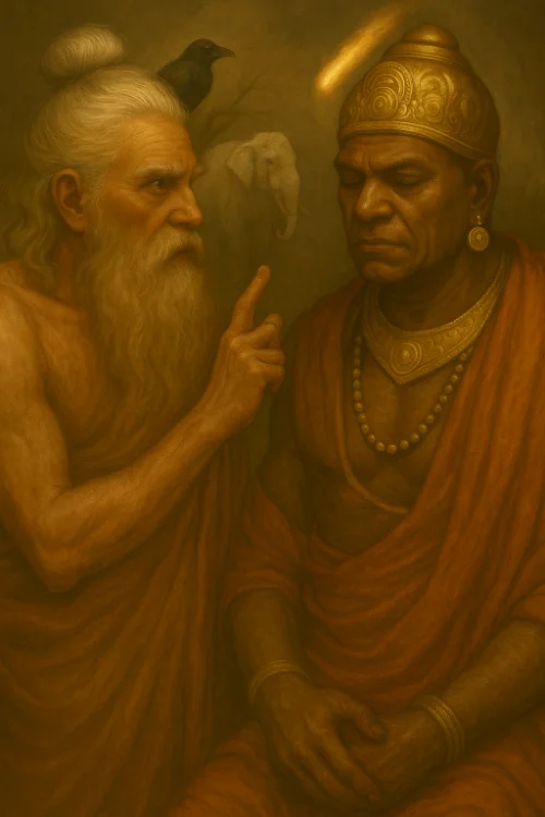 Vyasa talks to Dhritarashtra about Jambukhanda