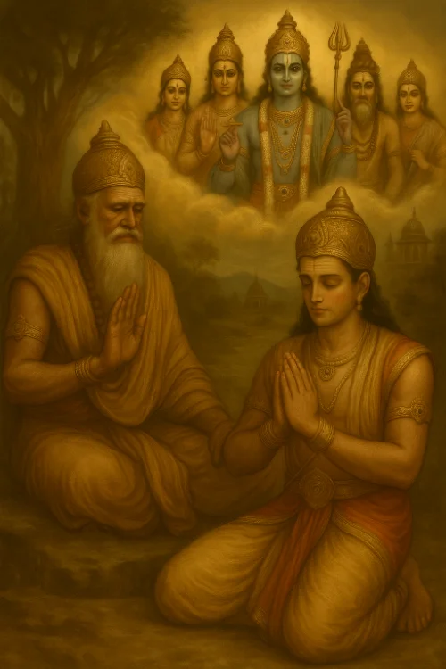 Bhishma gives mantras for success to Yudhishthira